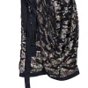 Isabel Marant - Black & Hold Sequin Wrap Skirt Sz 4