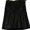 Isabel Marant - Black Leather Wrap Skirt Sz 6