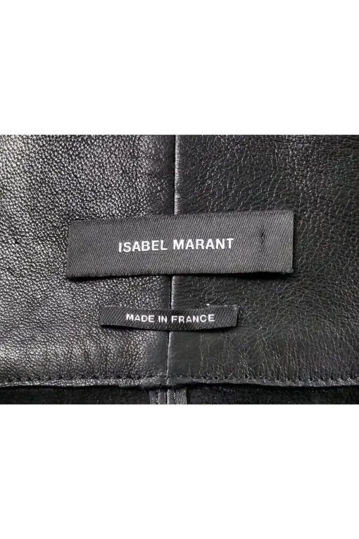 Isabel Marant - Black Leather Wrap Skirt Sz 6
