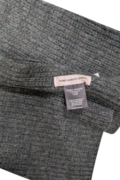Isabel Marant - Dark Green Alpaca Wool Blend Scarf