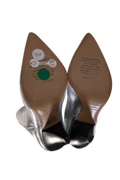 Isabel Marant - Silver Metallic Embossed Leather 