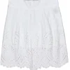 Isabel Marant Etoile - Ivory Eyelet Trim Skirt Sz M
