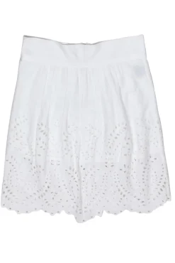 Isabel Marant Etoile - Ivory Eyelet Trim Skirt Sz M