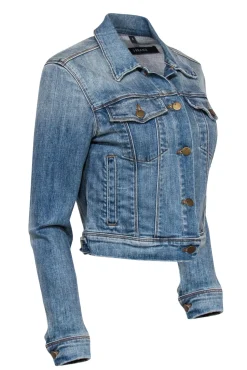 J Brand - Medium Wash Button-Up Denim Jacket Sz S