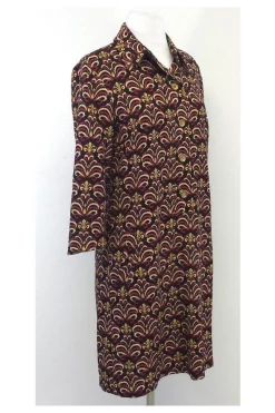J. McLaughlin - Multicolor Print Silk Blend Dress Sz 4