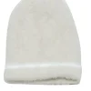 Jacquemus - Beige Fuzzy Beanie Hat w/ Embroidered Logo