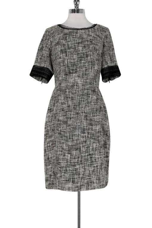 Jason Wu - Black & White Tweed Dress Sz 10