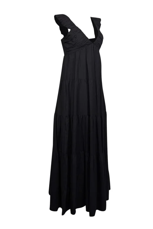 Jason Wu - Black Tiered Maxi Dress Sz S