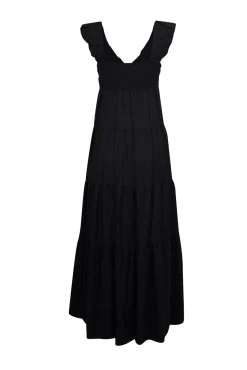 Jason Wu - Black Tiered Maxi Dress Sz S
