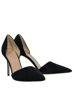 J.Crew - Black Suede d’Orsay Pumps Sz 7.5