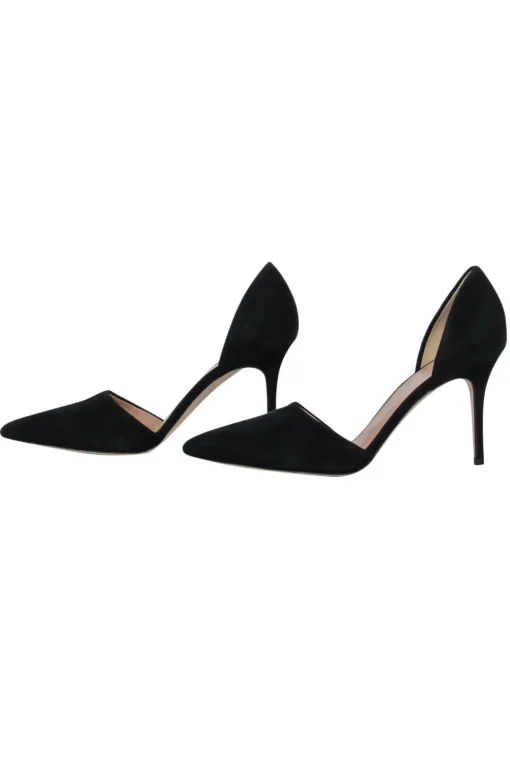 J.Crew - Black Suede d’Orsay Pumps Sz 7.5