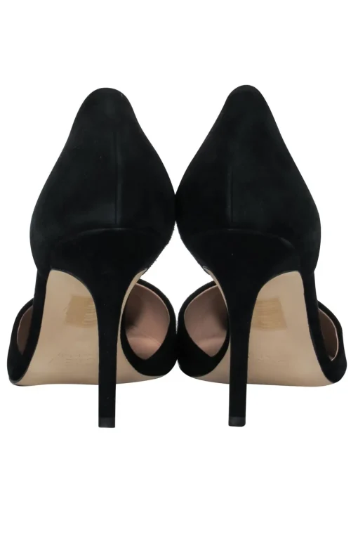 J.Crew - Black Suede d’Orsay Pumps Sz 7.5