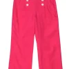 J.Crew - Hot Pink Wide Leg Pants w/ Button Details Sz 4