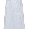 J.Crew - Ivory Leather Maxi Skirt Sz 6