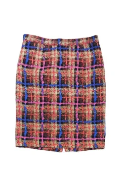 J.Crew Collection - Multicolor Print Silk Pencil Skirt 2