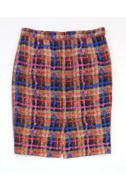 J.Crew Collection - Multicolor Print Silk Pencil Skirt 2