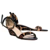 J.Crew Collection - Tan & Black Leopard Print Calf Hair Wedges Sz 8.5