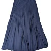 Jenni Kayne - Navy Pleated Midi Skirt Sz S
