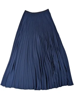 Jenni Kayne - Navy Pleated Midi Skirt Sz S