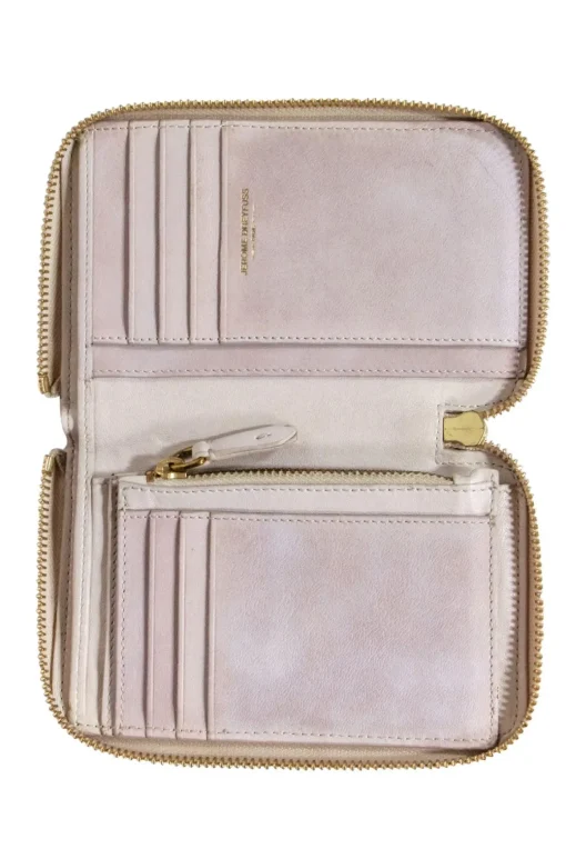 Jerome Dreyfuss - Beige & Multi Color Snake Skin Print Wallet