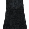 Jil Sander - Black Fuzzy Long Skirt Sz 4