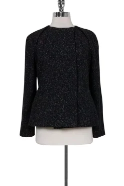 Jil Sander - Black Multicolor Speckled Blazer Sz M