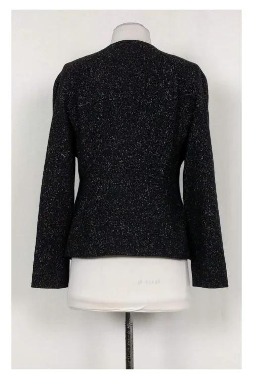 Jil Sander - Black Multicolor Speckled Blazer Sz M