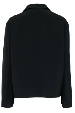 Jil Sander - Black Three-Button Notch Lapel Blazer Sz 14