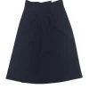 Jil Sander - Black Wool Blend A-Line Skirt Sz 4