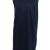 Jil Sander - Navy Drape Neck Shift Dress Sz 2