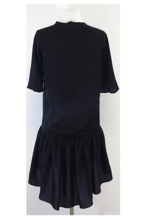 Jill Stuart - Black Deep Cowl Neck Dress Sz 6