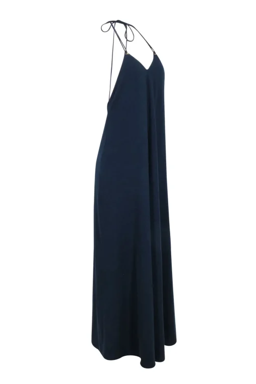 Jill Stuart - Navy Shift Silhouette Maxi Gown Sz 4