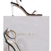Jimmy Choo - Black & White Color Block Sandal Heel Sz 8