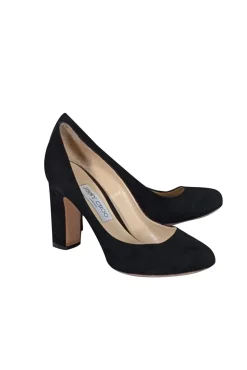 Jimmy Choo - Black Suede Heels Sz 9