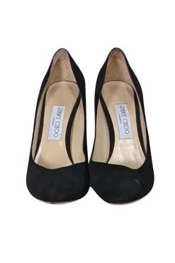 Jimmy Choo - Black Suede Heels Sz 9