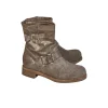 Jimmy Choo - Gold Metallic Low Boots Sz 7