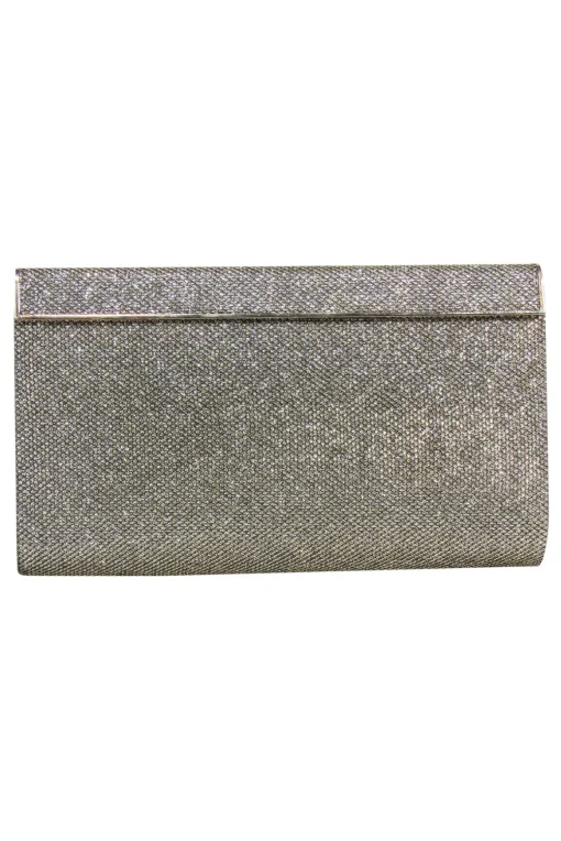 Jimmy Choo - Gold Metallic Rectangular Clutch