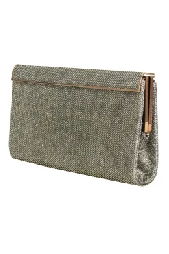 Jimmy Choo - Gold Metallic Rectangular Clutch