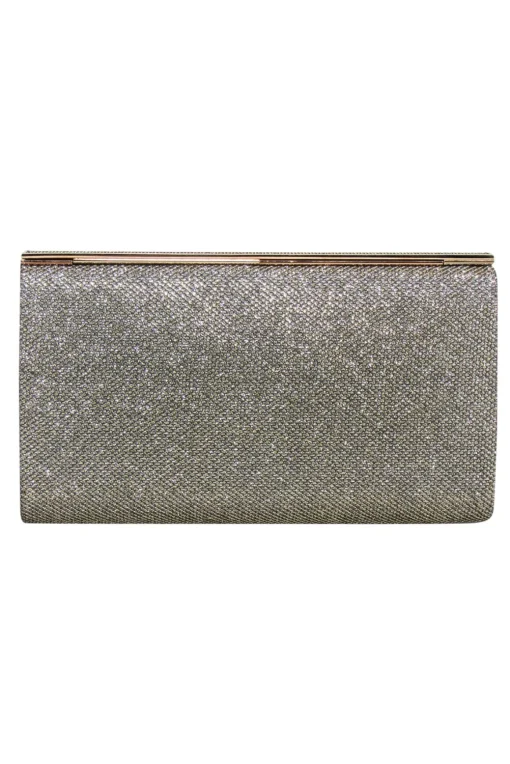 Jimmy Choo - Gold Metallic Rectangular Clutch