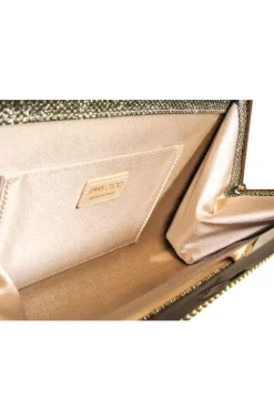 Jimmy Choo - Gold Metallic Rectangular Clutch