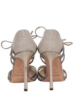 Jimmy Choo - Nude Metallic Pointed Toe Pumps Sz 8