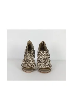 Jimmy Choo - Snakeskin Sandal Pumps Sz 7