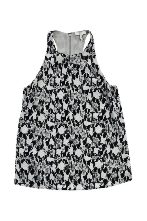 Joie - Black & Grey Abstract Print Tank Sz XS