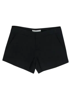 Joie - Black Woven Cotton Shorts Sz 0