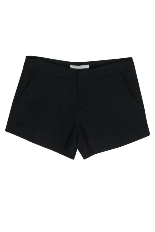 Joie - Black Woven Cotton Shorts Sz 0