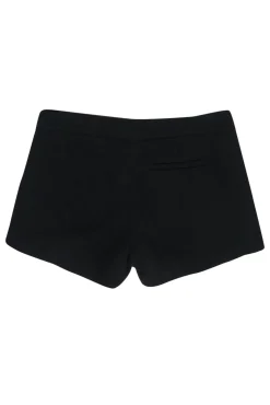 Joie - Black Woven Cotton Shorts Sz 0