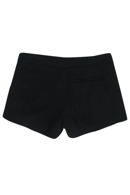 Joie - Black Woven Cotton Shorts Sz 0