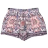 Joie - Blue w/ Rust Boho-Print Shorts Sz S
