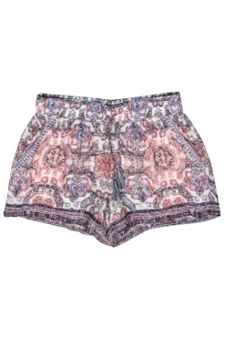 Joie - Blue w/ Rust Boho-Print Shorts Sz S