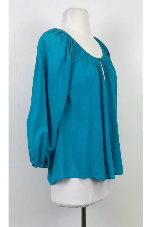 Joie - Bright Blue Cotton Blouse Sz XS